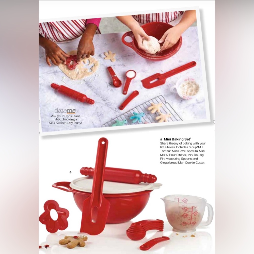 Tupperware Mini Baking Set